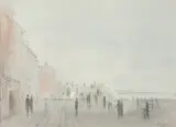 Howard Schroeder, Venice, Pencil and watercolor