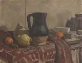 Percy Horton, Untitled, oil on board 37 x 45cm