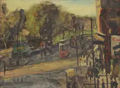 Carel Weight, Untitled, oil on canvas board 28 x 35cm Born in Paddington in 1908