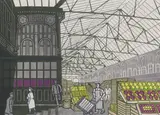 Untitled by Edward Bawden, after the linocut, sold Apr 2023