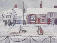 Edward Bawden, Untitled, watercolour and gouache 43.5 x 56cm Exhibited: 'Edward Bawden'