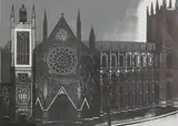 Untitled by Edward Bawden, Edward Bawden RA (1903-1989) 'Westminster Abbey' (MG 067) linocut in colours, sold Apr 2023