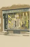 Eric Ravilious, Untitled, Furrier and Plumassier' lithograph in colours