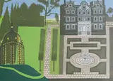 Untitled by Edward Bawden, from a linocut published by the Curwen Gallery, sold Apr 2023