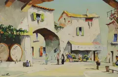 Cecil Rochfort D'Oyly-John, Untitled, oil on canvas 46 x 66cm Provenance: The Estate of Mrs Althea Lloyd.