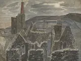 Edward Bawden, Untitled, watercolour with pen and ink 45.5 x 56cm
