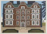 Untitled by Edward Bawden, from a linocut published by Curwen Gallery, sold Apr 2023