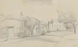 John Aldridge, Untitled, pencil 21 x 34.5cm Provenance: Fry Art Gallery