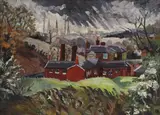 Lucy Harwood, Untitled, oil on canvas 55 x 76cm