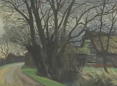 D... W... Fairhall, Untitled, watercolour and gouache 25 x 32cm