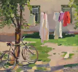 Vasili Makatukha, Untitled, oil on canvas 45 x 49cm
