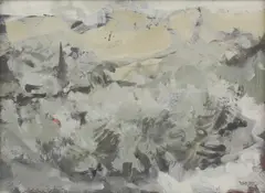 Manolis Calliyannis, Untitled, oil on board 25 x 33cm Provenance: With the Lefevre Gallery