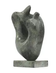 Untitled by Marzia Colonna, b.1951) Two figures patinated bronze, sold Apr 2023