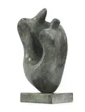 Marzia Colonna, Untitled, b.1951) Two figures patinated bronze