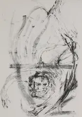 Untitled by Elisabeth Frink, Dame Elisabeth Frink CH RA (1930-1993) 'Spinning Man III' lithograph, sold Apr 2023