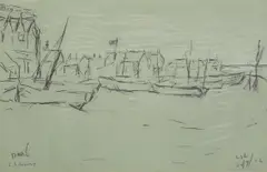 Untitled by L. S. Lowry, Laurence Stephen Lowry RBA RA (1887-1976) 'Deal' offset lithograph in colours, sold Apr 2023