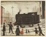 L. S. Lowry, Untitled, in pencil image 46 x 55cm