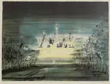 John Piper, Untitled, John Piper CH (1903-1992) 'Chambord' (Levinson 202) screenprint in colours