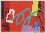 Bruce McLean, Untitled, Bruce McLean (b.1944) 'Chivas Rivas' screenprint in colours