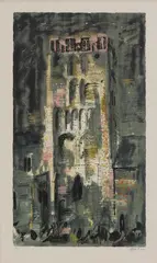 Untitled by John Piper, John Piper CH (1903-1992) 'South Lopham' (Levinson 264) screenprint in colours, sold Apr 2023