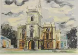 John Piper, Untitled, John Piper CH (1903-1992) 'Flintham Hall' (Levinson 279) screenprint in colours