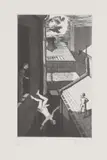 Dame Paula Rego, Untitled, 1935-2022) 'Flying out of the Window' etching and aquatint on Somerset paper