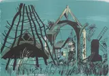 Untitled by John Piper, John Piper CH (1903-1992) 'Avoncroft Museum' (Levinson 258) lithograph in colours, sold Apr 2023