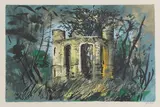 John Piper, Untitled, John Piper CH (1903-1992) 'Dinton Folly' (Levinson 367) screenprint in colours