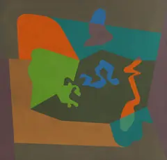 Victor Burgin, Untitled, oil on canvas 152.5 x 157.5cm