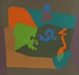 Victor Burgin, Untitled, oil on canvas 152.5 x 157.5cm