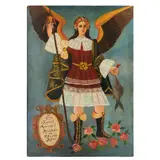 Anónimo, San Rafael Arcángel, Óleo sobre tela