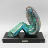 L. Cervantes, Untitled, Escultura en cerámica policromada