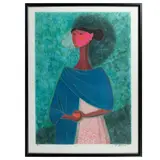 Trinidad Osorio, Niña con reboso azul