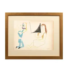 La comedia humana V by Pablo Picasso, Litografía, offered Jul 2021