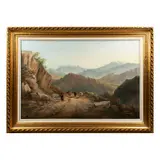 A. Molla, Paisaje, Óleo sobre tela