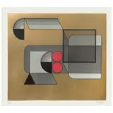 Sin título, de la carpeta Diferencia y Continuidad by Manuel Felguérez, Serigrafía P / T, offered Jun 2021