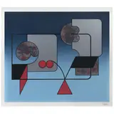 Gemelas enemigas by Manuel Felguérez, Serigrafía H. C, offered Jun 2021