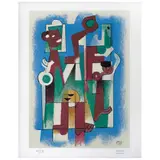 Carlos Mérida, Sin título, de la carpeta Un canto al libro sagrado, Serigrafia P. T. / III