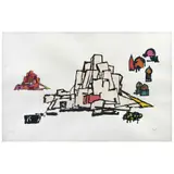 Mathias Goeritz, The Saltiel Center Jerusalem (Labyrinth), 1978, Serigrafía P. III