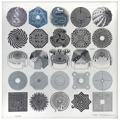Laberintos by Pedro Friedeberg, 1972, Serigrafía 118 / 120, offered Jun 2021