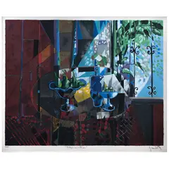 Bodegón con ventanilla by Vicente Gandía, Serigrafía 5 / P. T, offered Jun 2021
