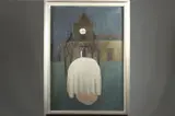 Zdeněk Mlčoch, Grave, 1973, Oil on hardbord
