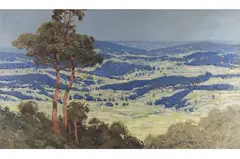 Antonín Augusta, Mountain Landscape, First half of 20th century, Oil on canvas