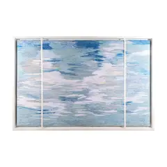Raffy Napay, Sky, fabric, cotton thread
