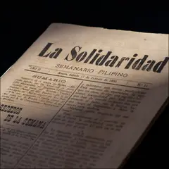 La Solidaridad, A Museum-Grade Specimen of the 1900 Manila Revival of La Solidaridad With a Filipino version titled “Ang Pagkakaisa”, Region: Manila, Philippines (American Colonial Occupation) <br/><br/> Condition report : with "foxing" (oxidized spotting) and the characteristic "bite" of metal type into the paper.
