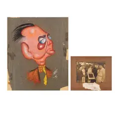 Generoso Cabrera, Portrait of Manuel L. Quezon, pastel on paper