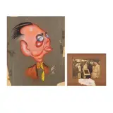 Generoso Cabrera, Portrait of Manuel L. Quezon, pastel on paper