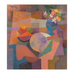 Romeo Tabuena, Untitled, acrylic on masonite board