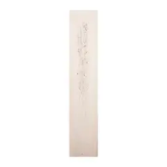 Lao Lianben, Fake Chinese, acrylic, modeling paste, pencil on canvas
