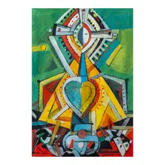 Rosary Queen by Ang Kiukok, tempera, sold Dec 2025